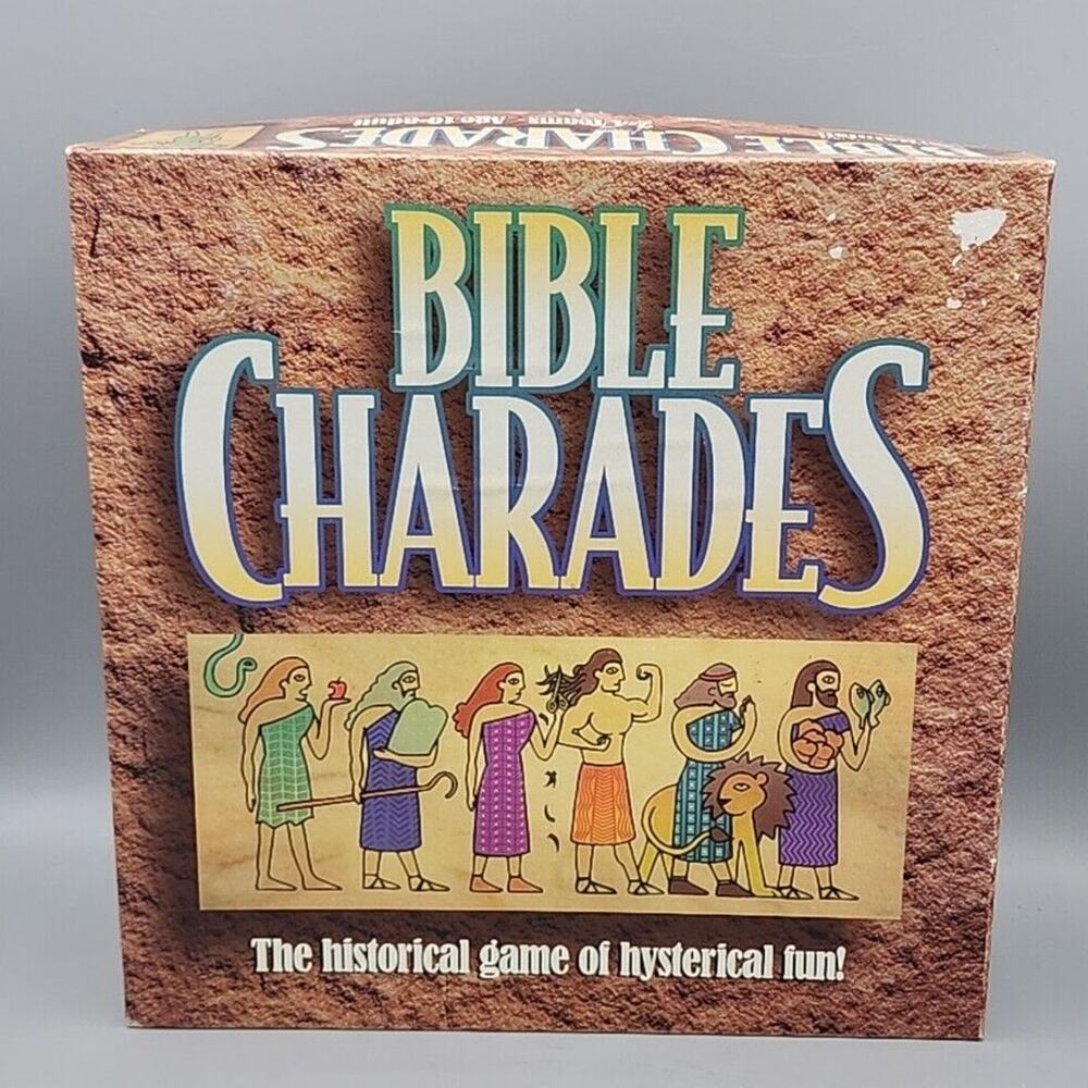 Bible Charades "The Historical Game of Hysterical Fun" Rainfall Educational Toys